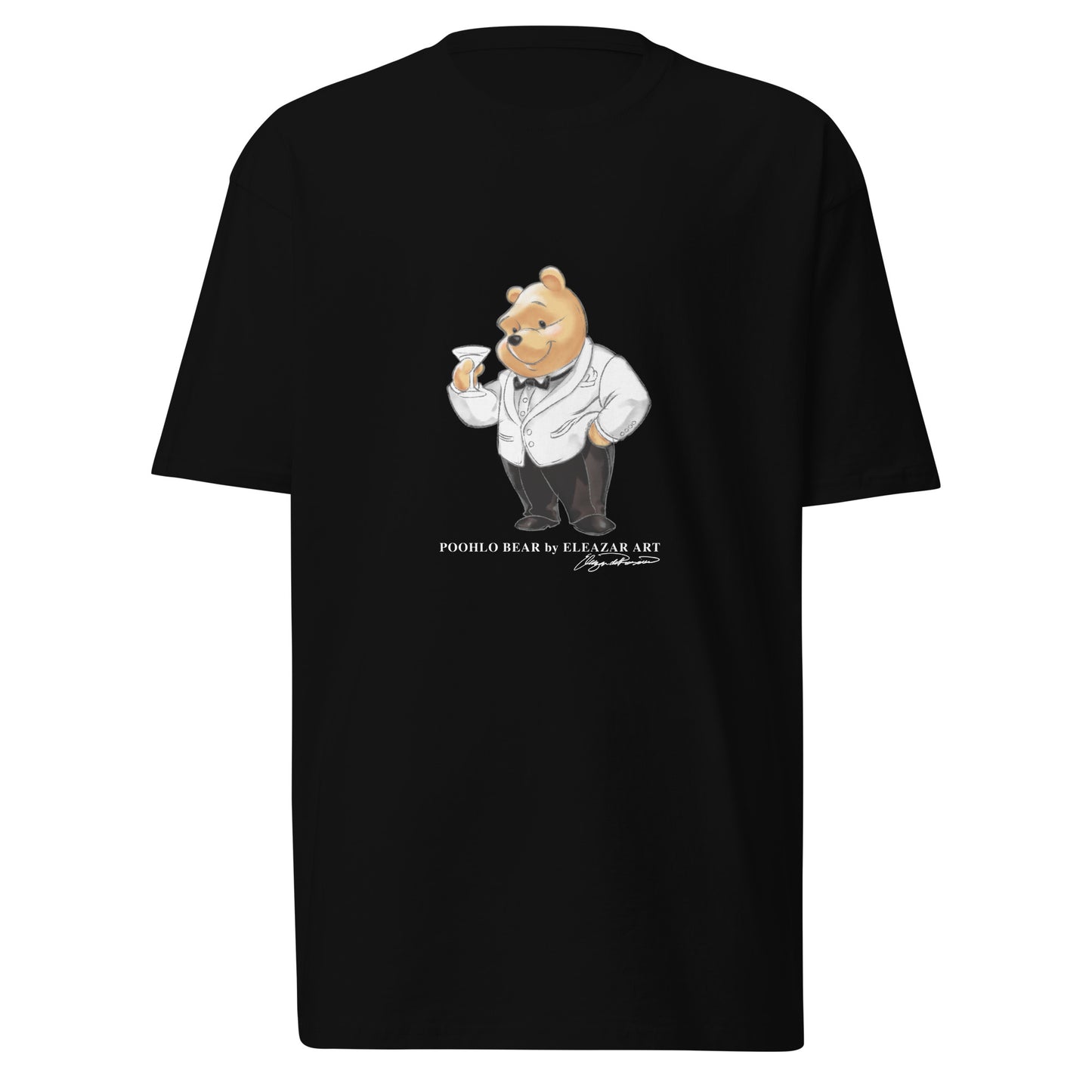 Classic Fit Poohlo Bear Men’s premium heavyweight T-Shirt