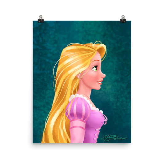 Limited Edition Princess Profile Sunshine - Enhanced Matte Paper Fine Art Print